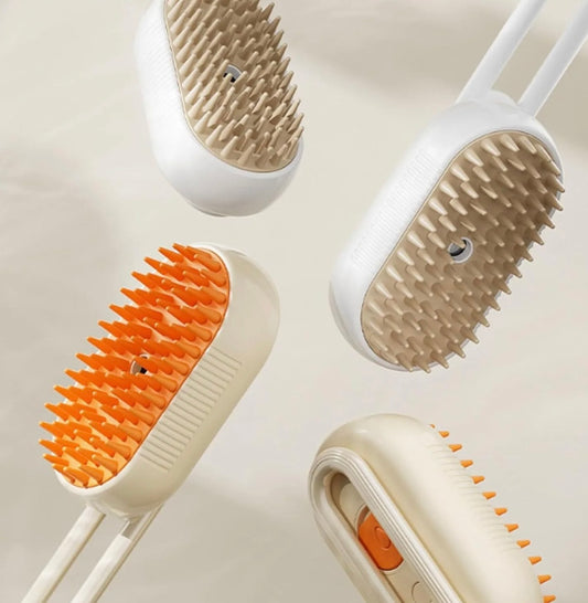 3 in 1 Pet Steamy Mist Steam Pet Brush for Pet Hair